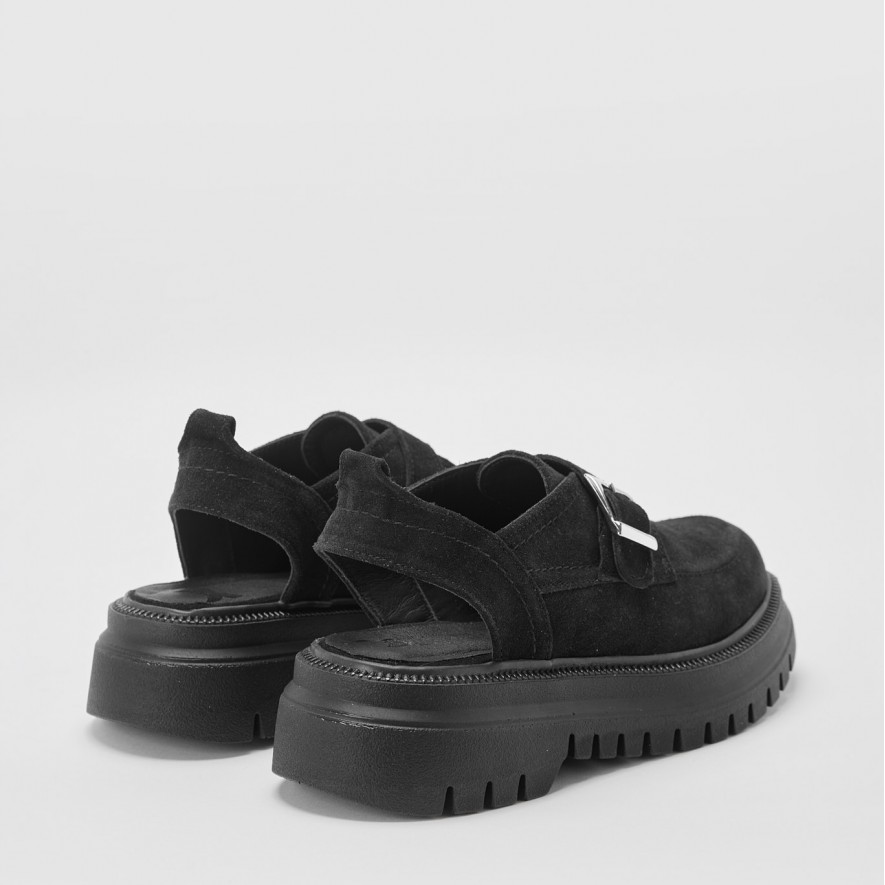            Pantofi - Flow - Velur Black