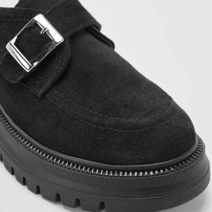            Pantofi - Flow - Velur Black
