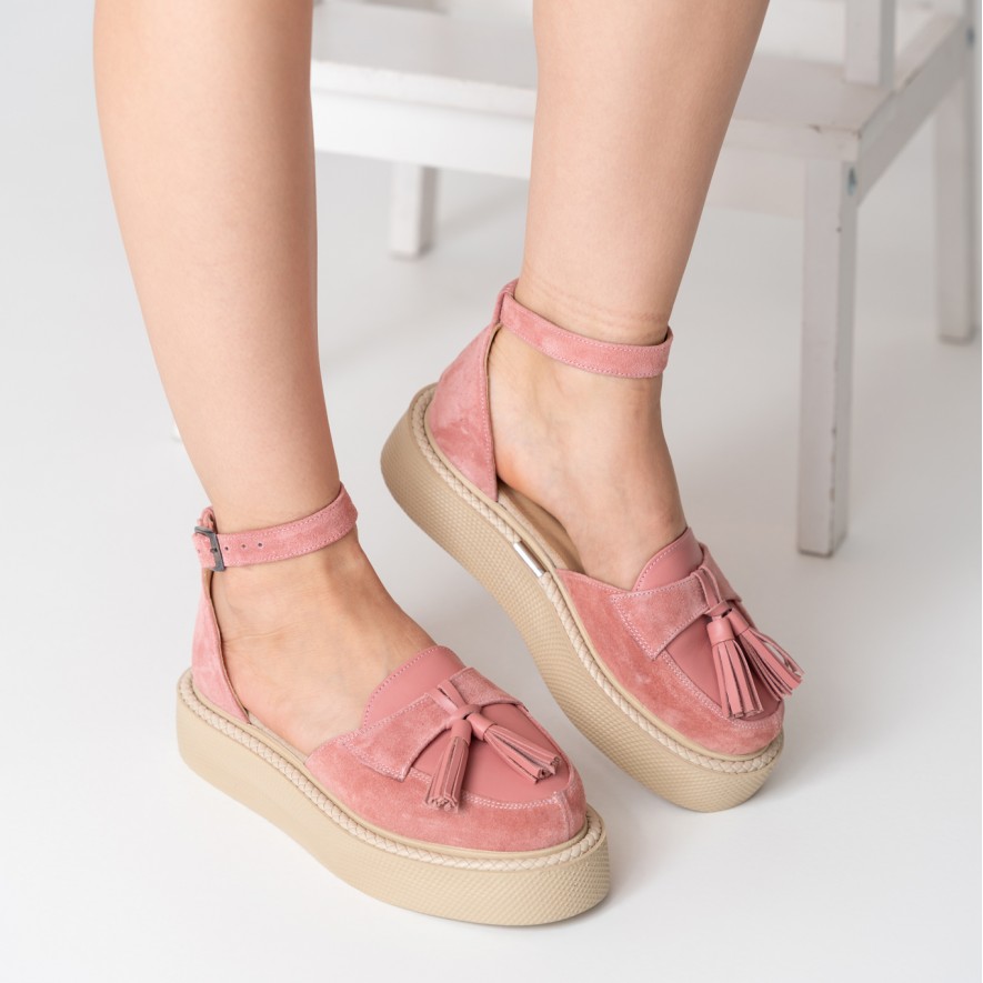     Pantofi - Augustino - Pink combo