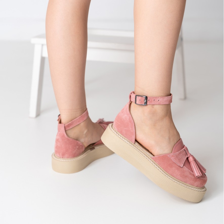     Pantofi - Augustino - Pink combo
