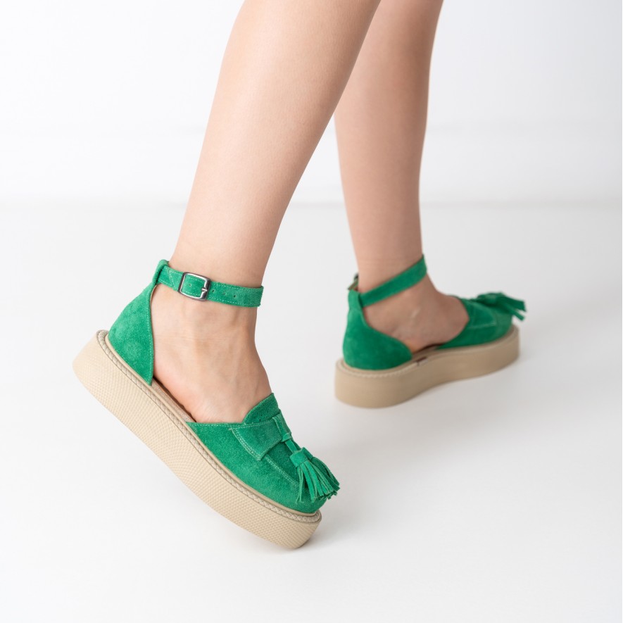     Pantofi - Augustino - Green