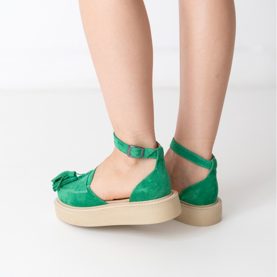     Pantofi - Augustino - Green