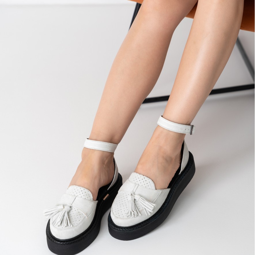     Pantofi - Augustino - White Combo