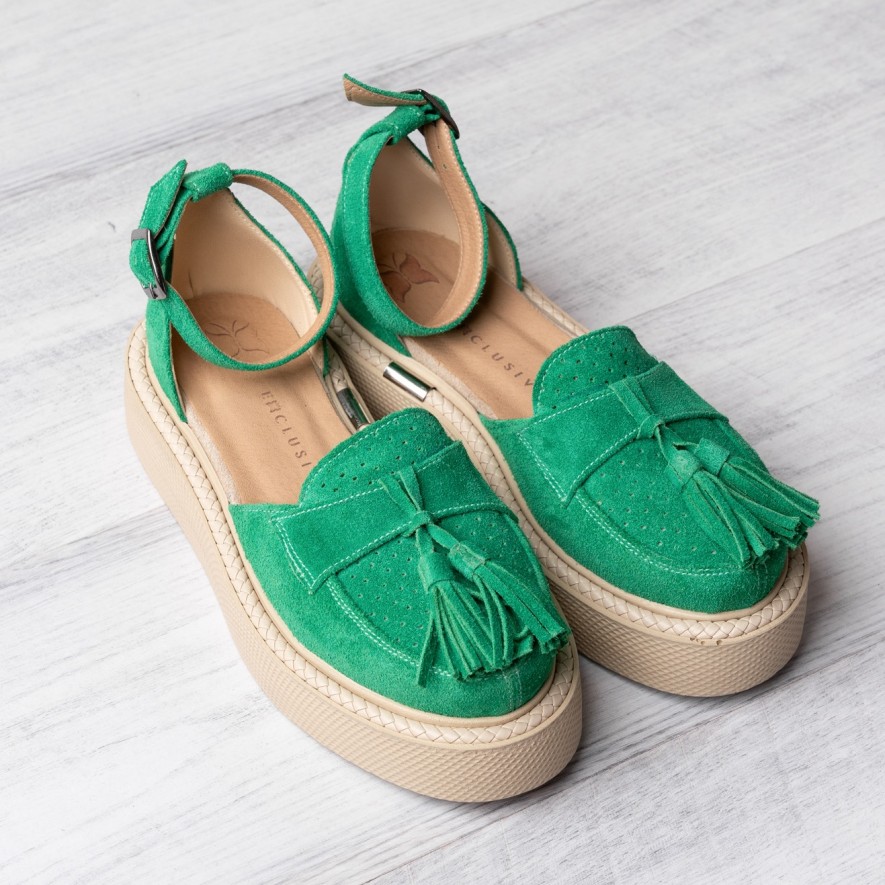     Pantofi - Augustino - Green