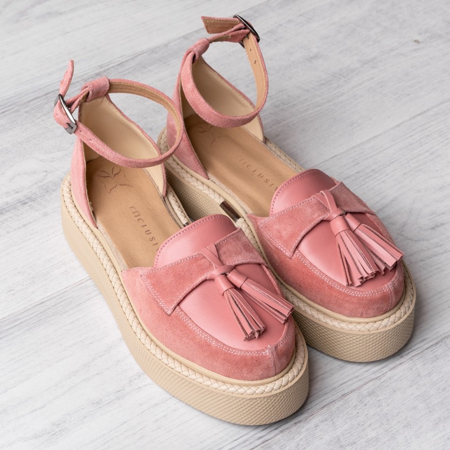     Pantofi - Augustino - Pink combo