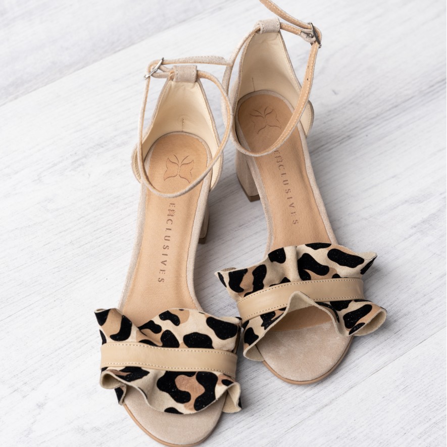 .Sandale - Ruffles - Print - 5cm