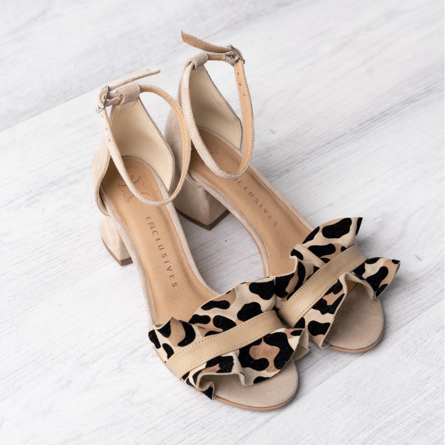 .Sandale - Ruffles - Print - 5cm