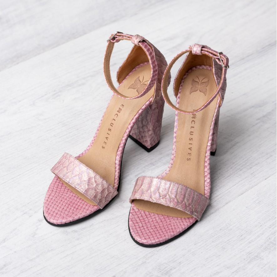 SANDALE - SNAKE - Pink