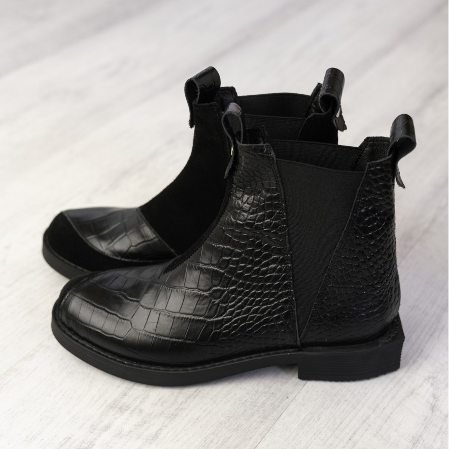 Ghete - Elegance - Croco Black