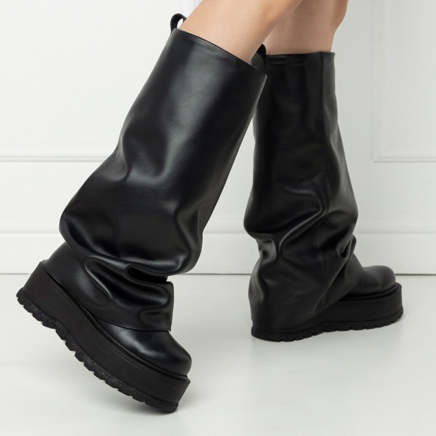     Ghete -  Slouchy Long - Black 