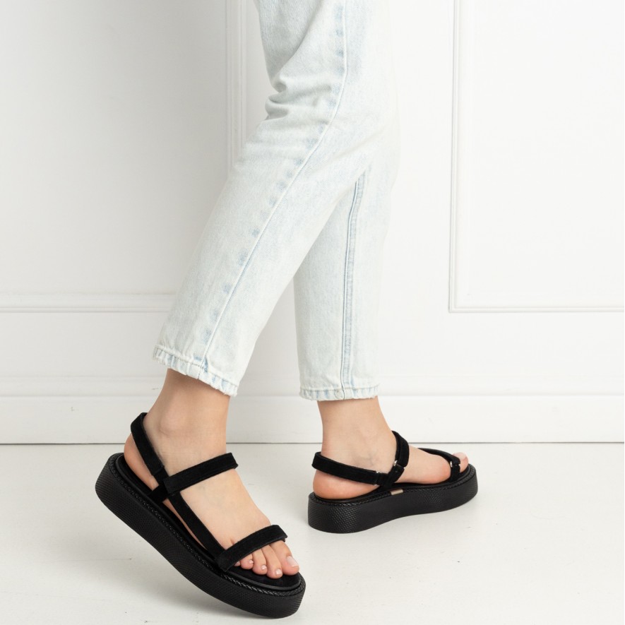   Sandale - . Rieti - Velur Black
