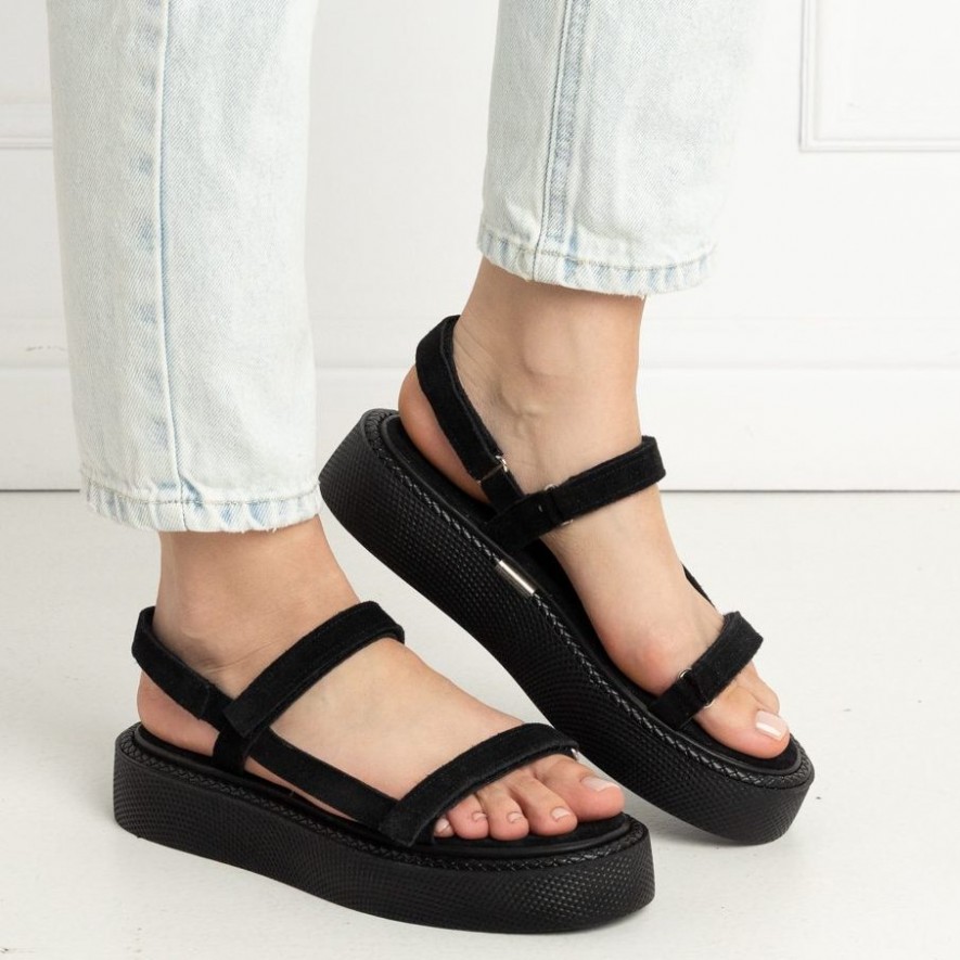   Sandale - . Rieti - Velur Black
