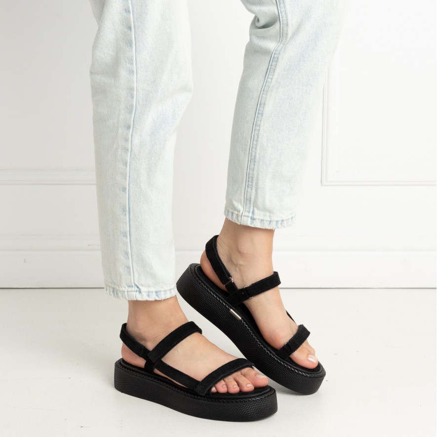   Sandale - . Rieti - Velur Black