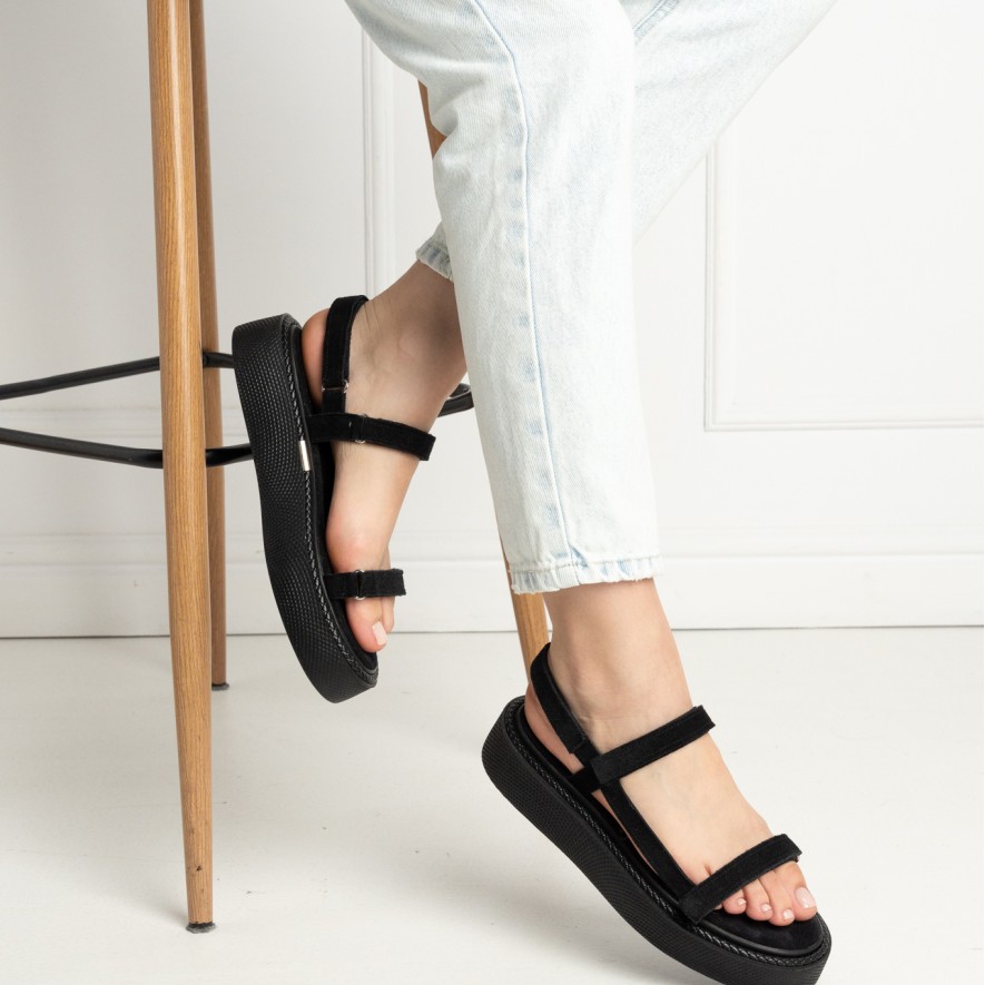   Sandale - . Rieti - Velur Black