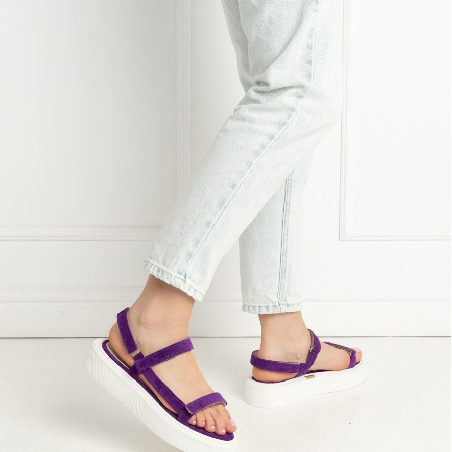   Sandale - . Rieti - Purple