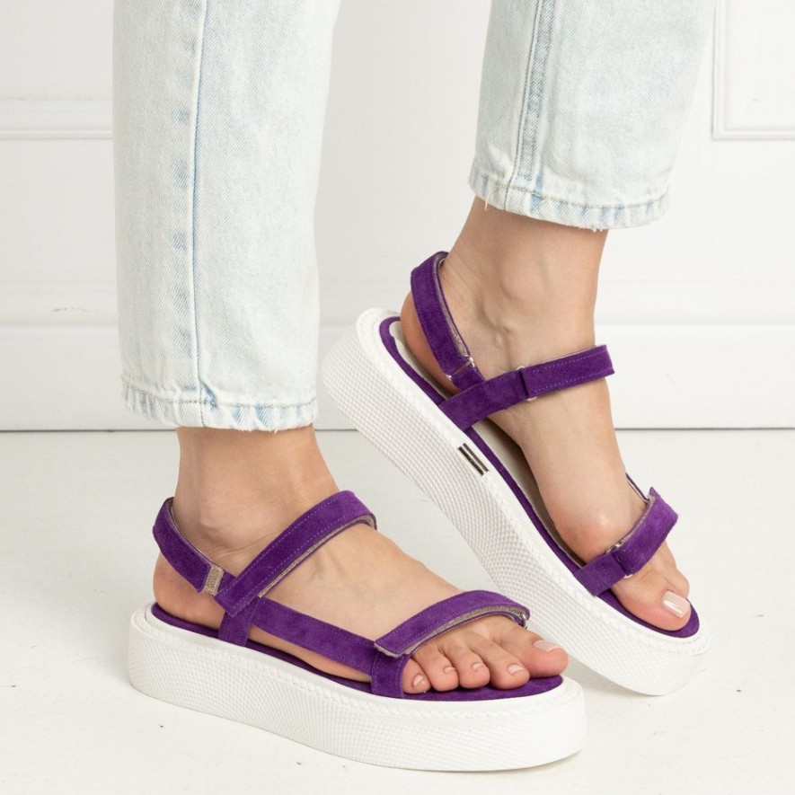   Sandale - . Rieti - Purple